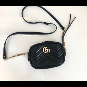 Gucci marmont matelassé mini bag